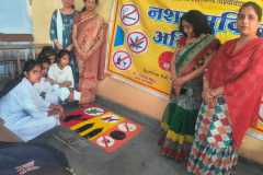 Nasha Mukti Abhiyan Rangoli