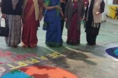Rangoli Competition organized by Economics Department